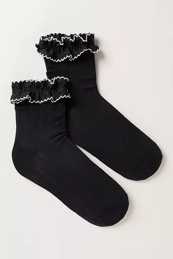Sheer Frilly Socks