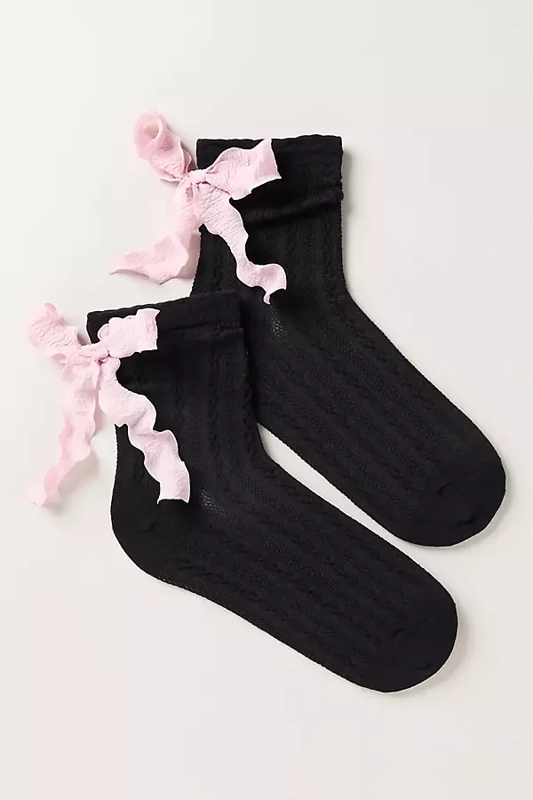 Mel Bow Socks by High Heel Jungle