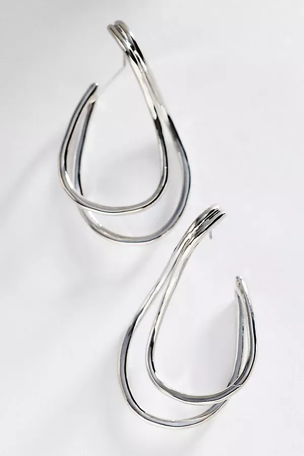 Twisted Orbit Earrings by By Anthropologie