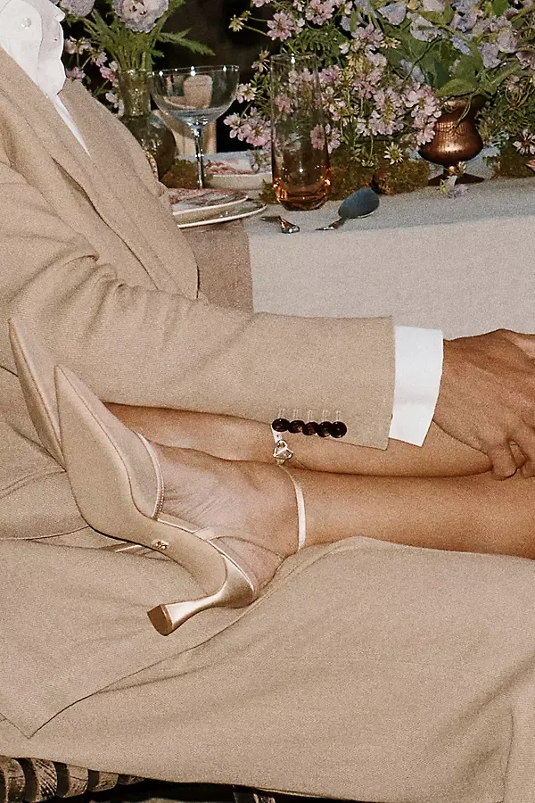 Badgley Mischka Yordan Ankle-Strap Pumps by Anthropologie
