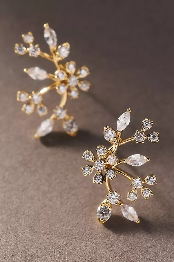 Baby's Breath Floral Stud Earrings