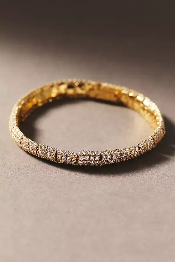 Crushed Pavé Dome Bracelet by NADRI