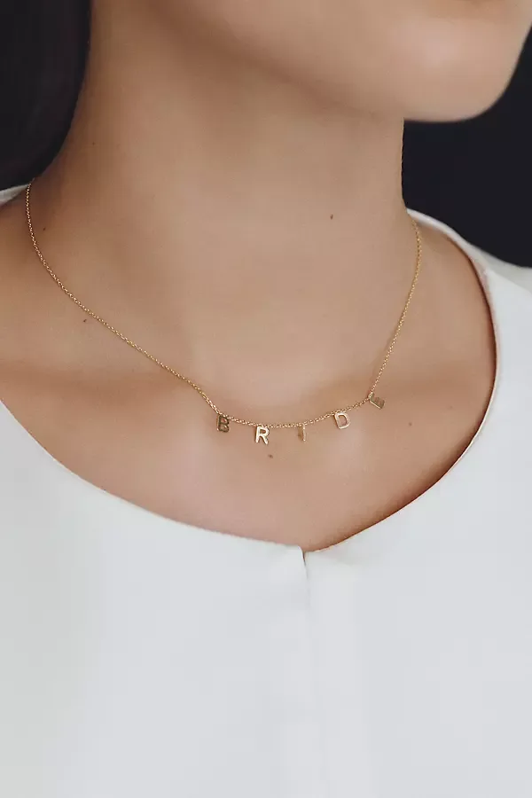 Bride Charm Necklace by By Anthropologie Weddings