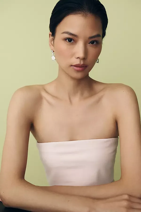 Mixed Stone Drop Earrings by By Anthropologie Weddings