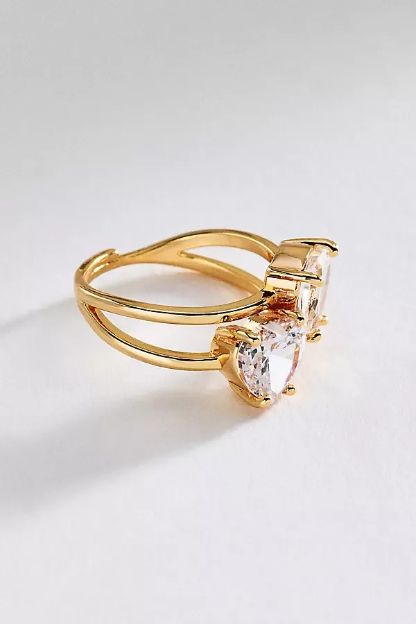 Double Heart Ring