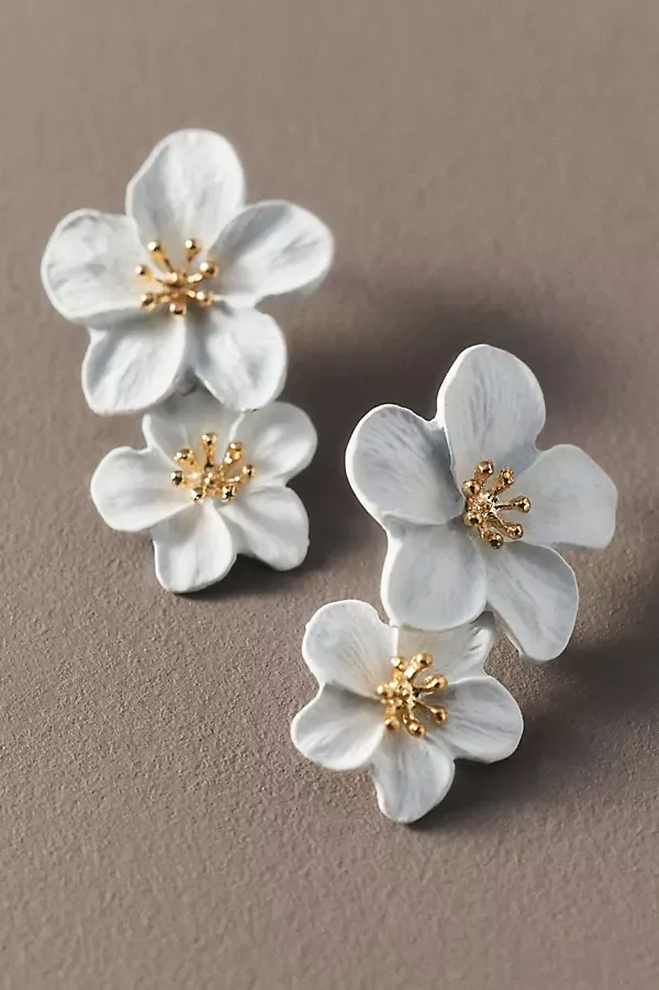 Stacked Floral Earrings