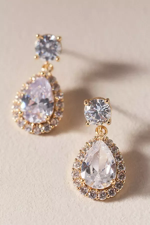 Crystal Teardrop Earrings