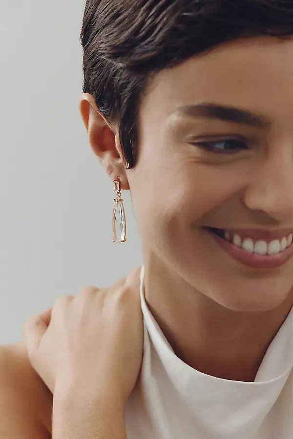 Studio Bride Baguette Dewdrop Earrings