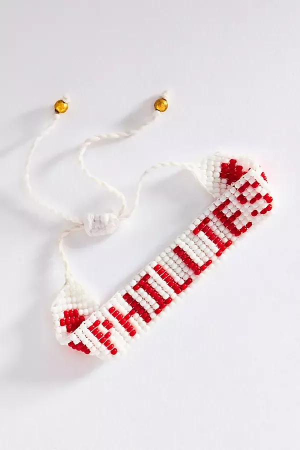 MLB Flat Adjustable Beaded Bracelet by Lisi Lerch