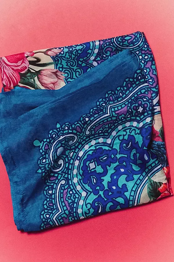 100% Silk Hair Scarf by Vismaya