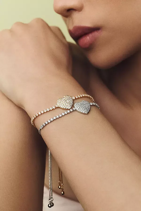 All My Love Sparkle Heart Bracelet