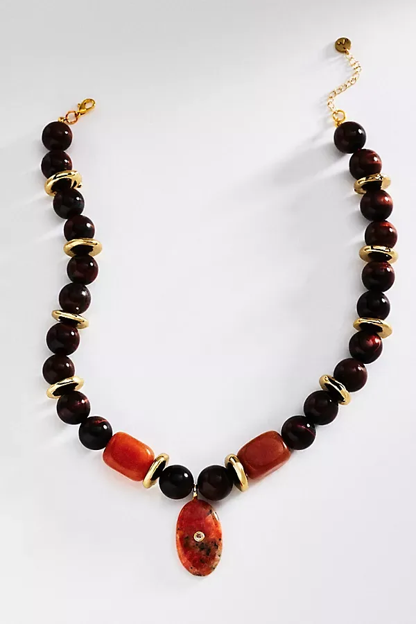 Amber Necklace by Maison Irem