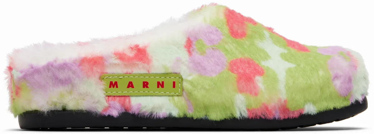 SSENSE Exclusive Kids Multicolor Fussbett Slip-on Loafers by Marni