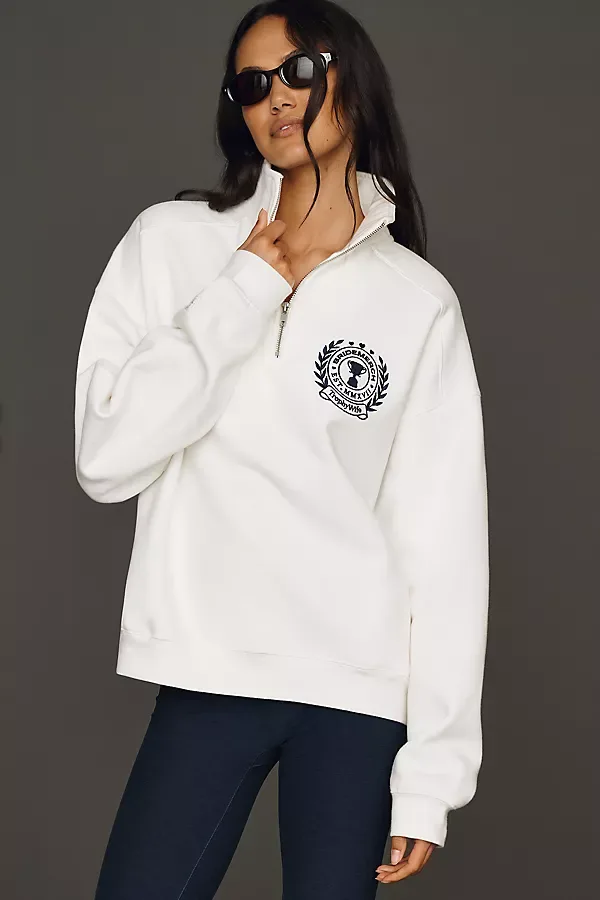 Trophy Wife Quarter-Zip Pullover by BRIDEMERCH