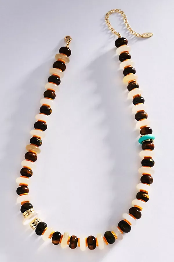 Beaded Preppy Necklace by By Anthropologie