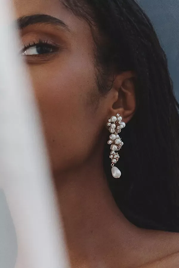 Blanchette Drop Earrings by Olive & Piper