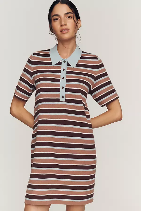 Pollie Mini Swing Sweater Dress by By Anthropologie