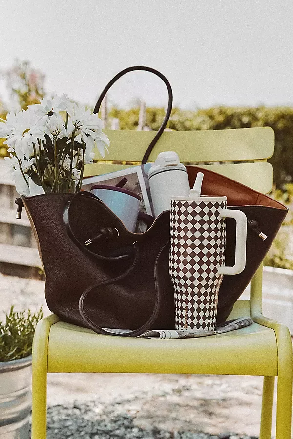 Pebbled Faux-Leather Tote by Maeve