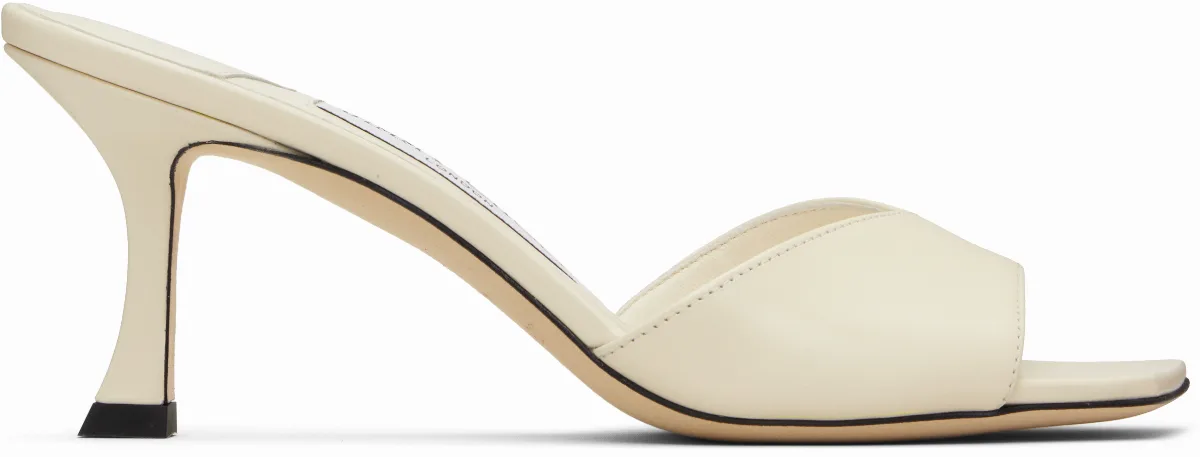 White Skye 70 Heeled Sandals