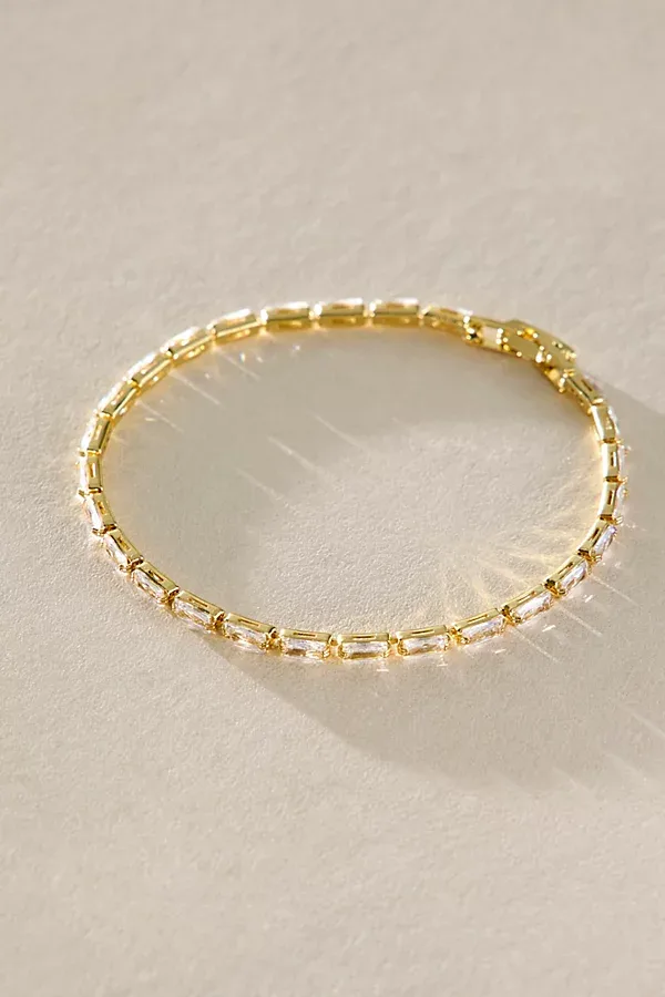 Fallon Gold Plated Tennis Bracelet