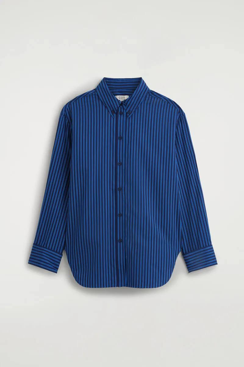 Folded-Cuff Cotton Shirt by COS