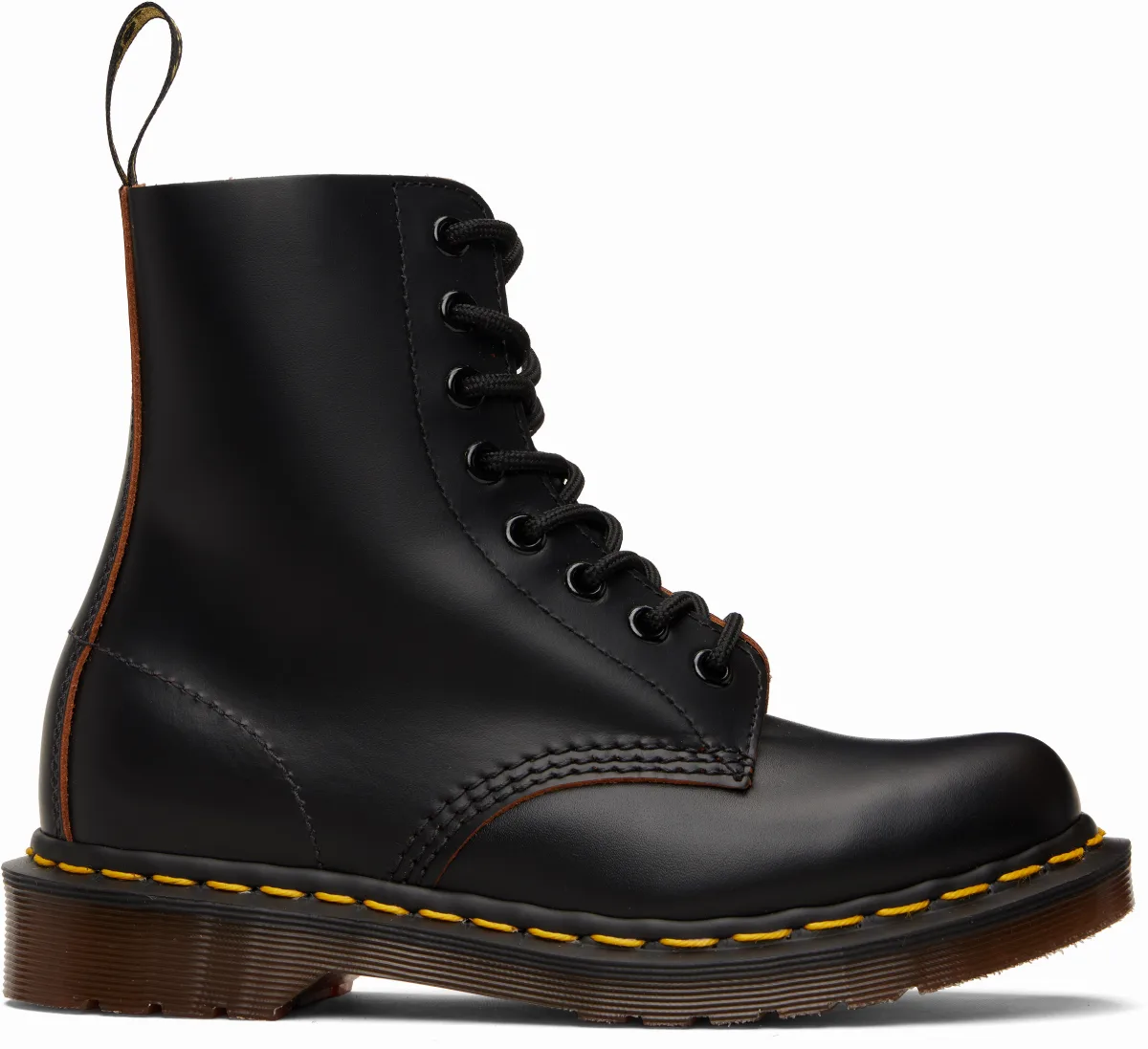 Black 1460 Vintage'Made In England' Lace Up Boots