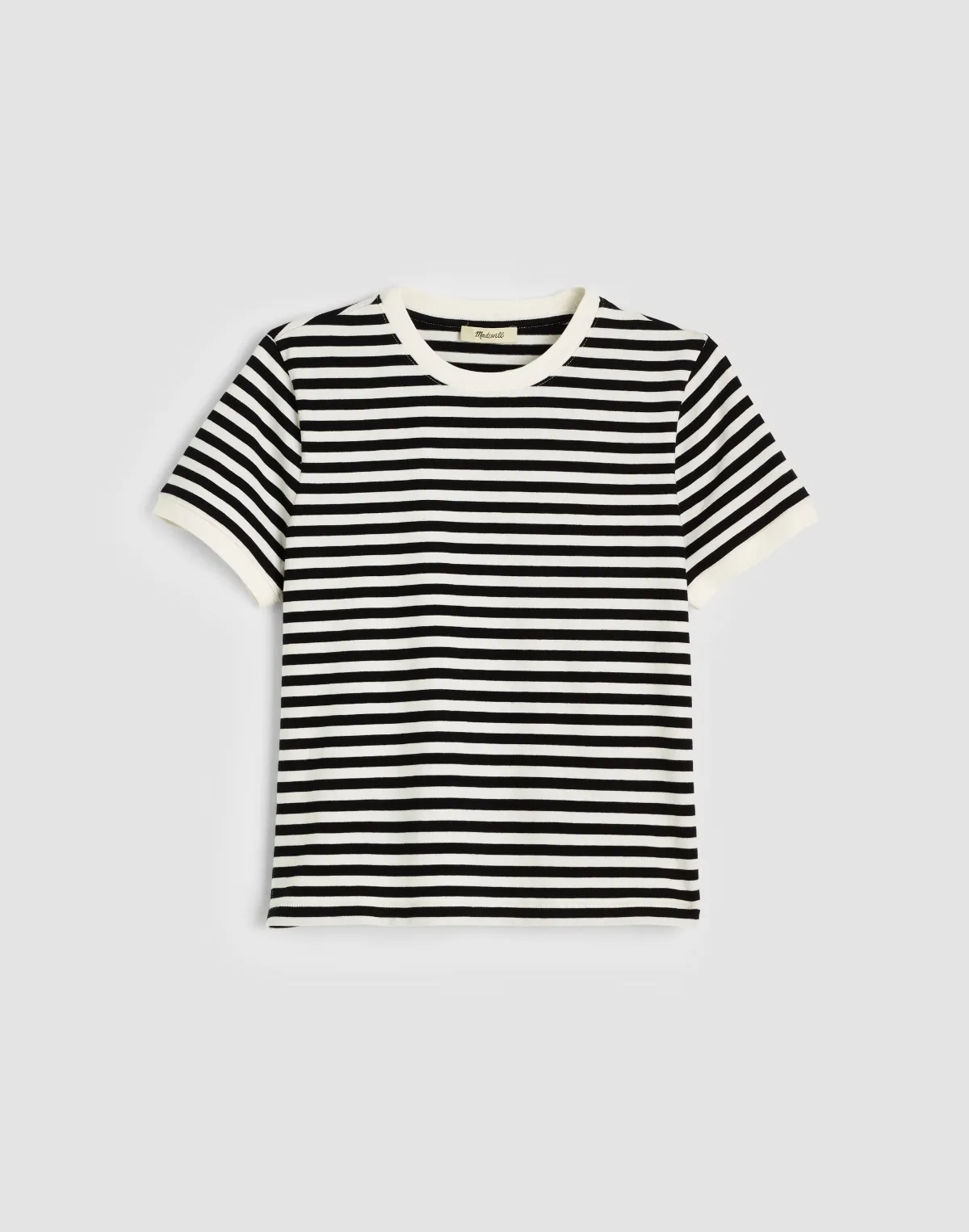 Perfect Crewneck Baby Tee in Allday Jersey