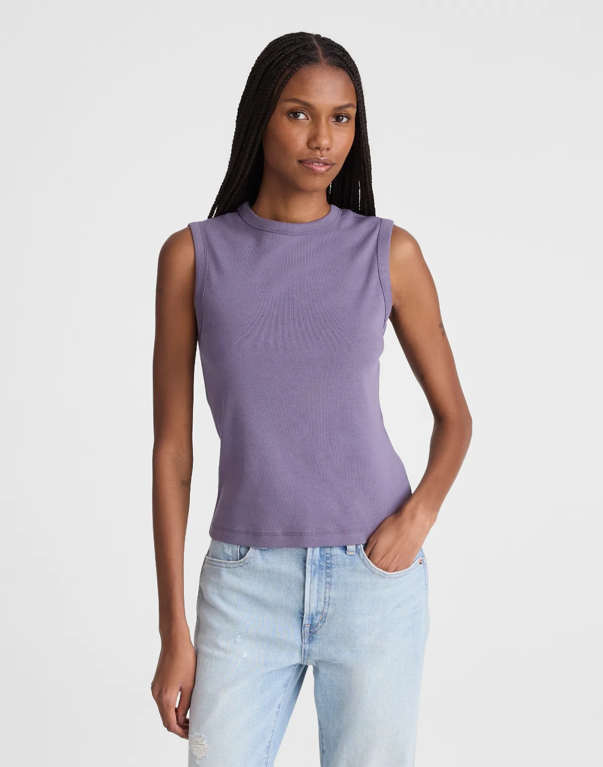 The '90s Shell Tank in Compact Cotton by MW