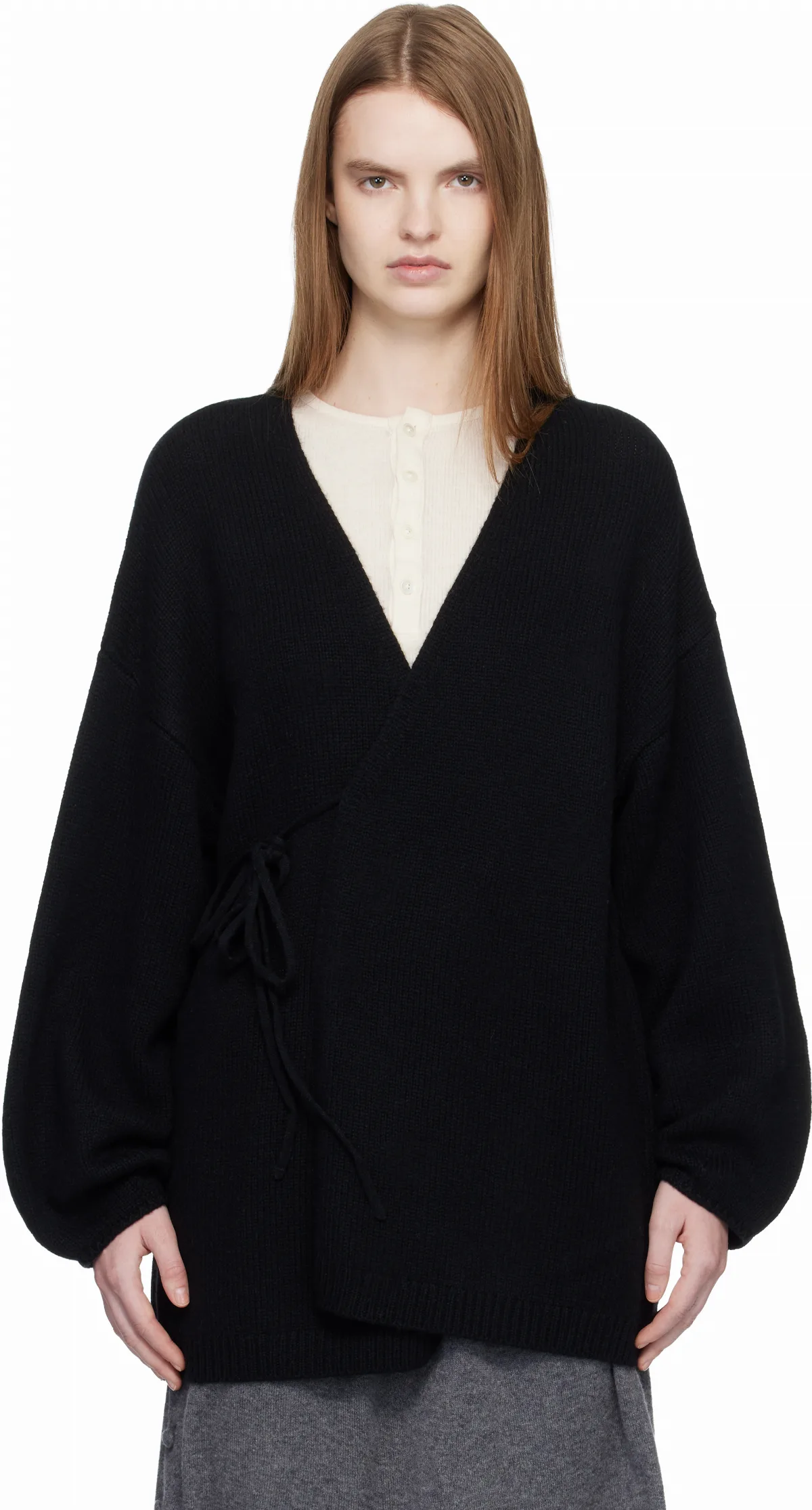 Black'The Laurina' Cardigan