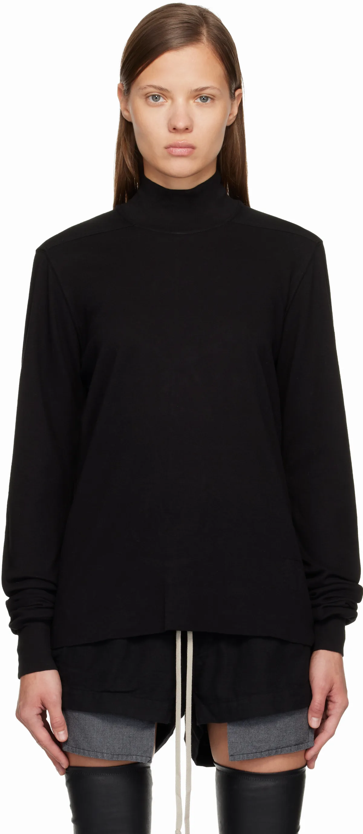 Black Concordians Headon Dbl Turtleneck