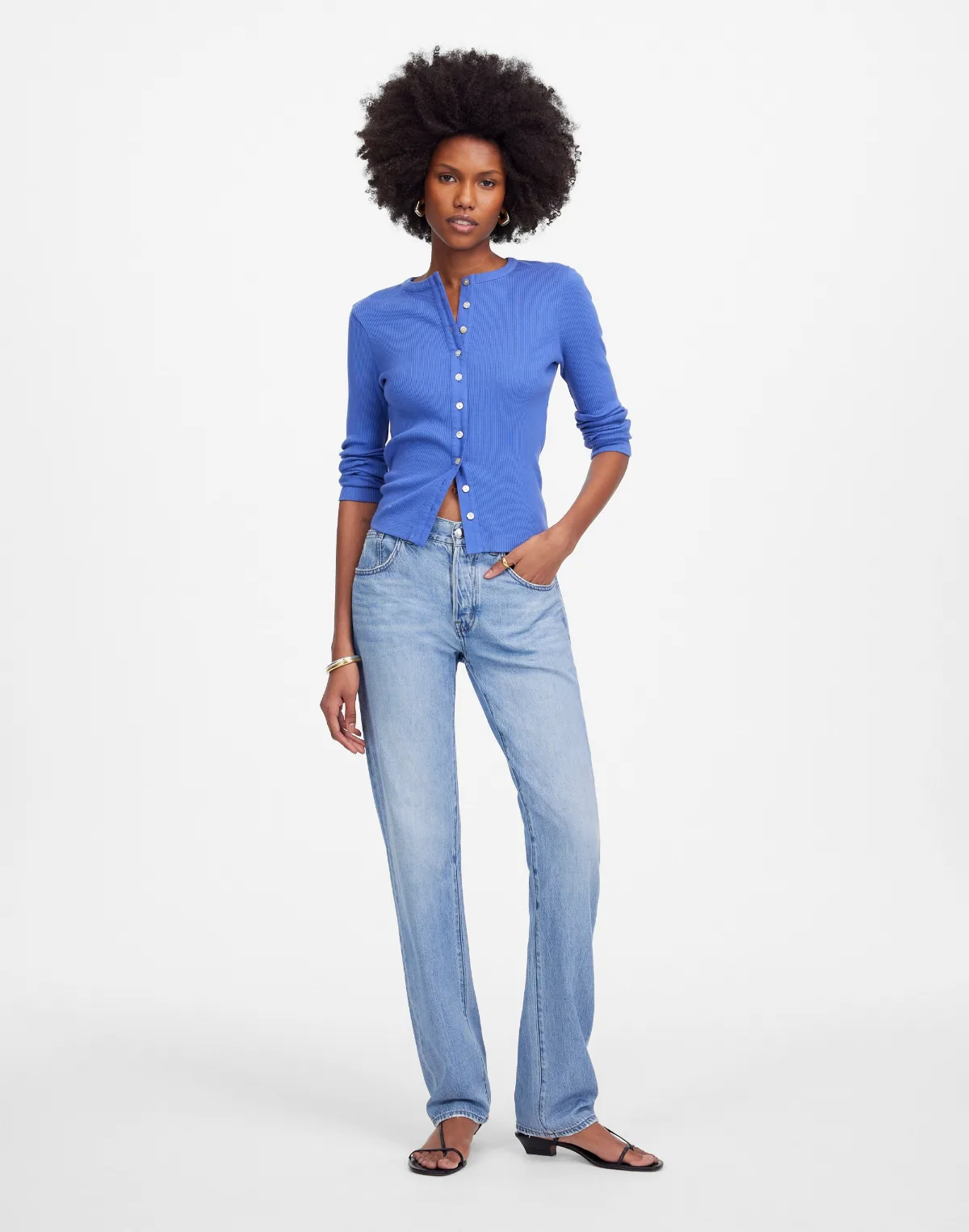 The Dean Easy Straight Jean in Northridge Wash: Airy Denim Edition by MW