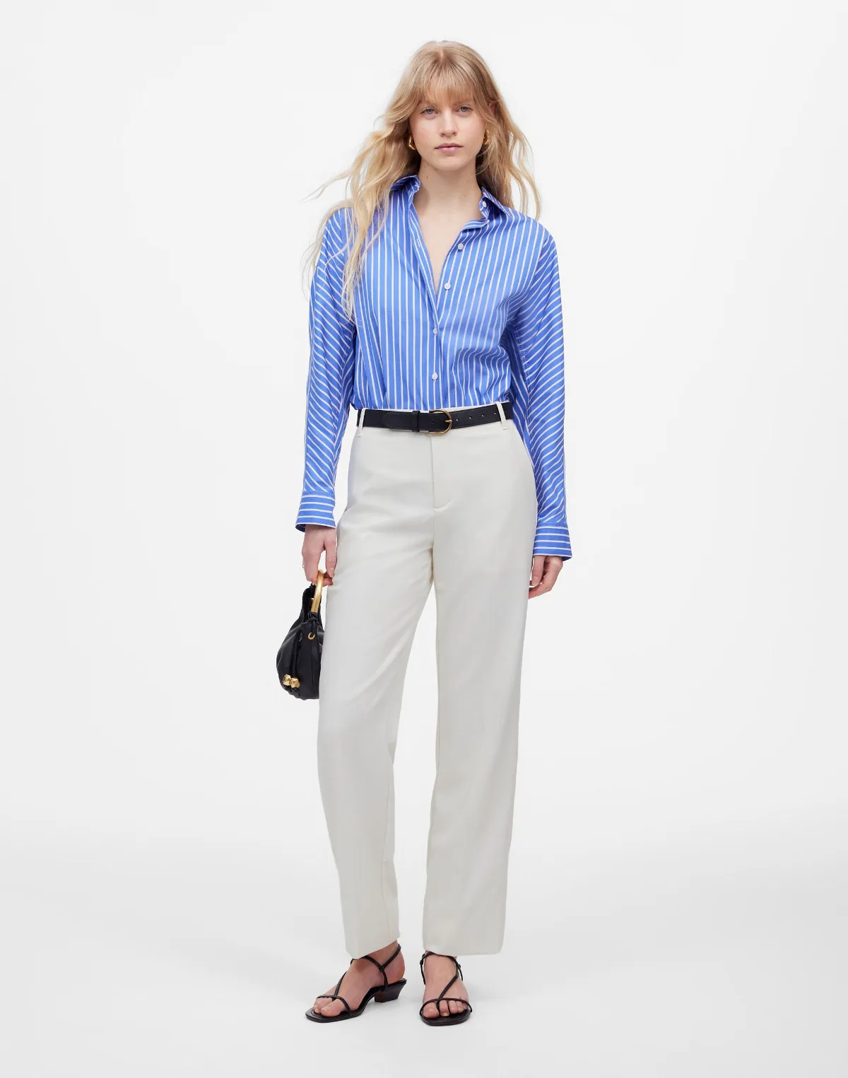 Slouchy Straight Pants by MW