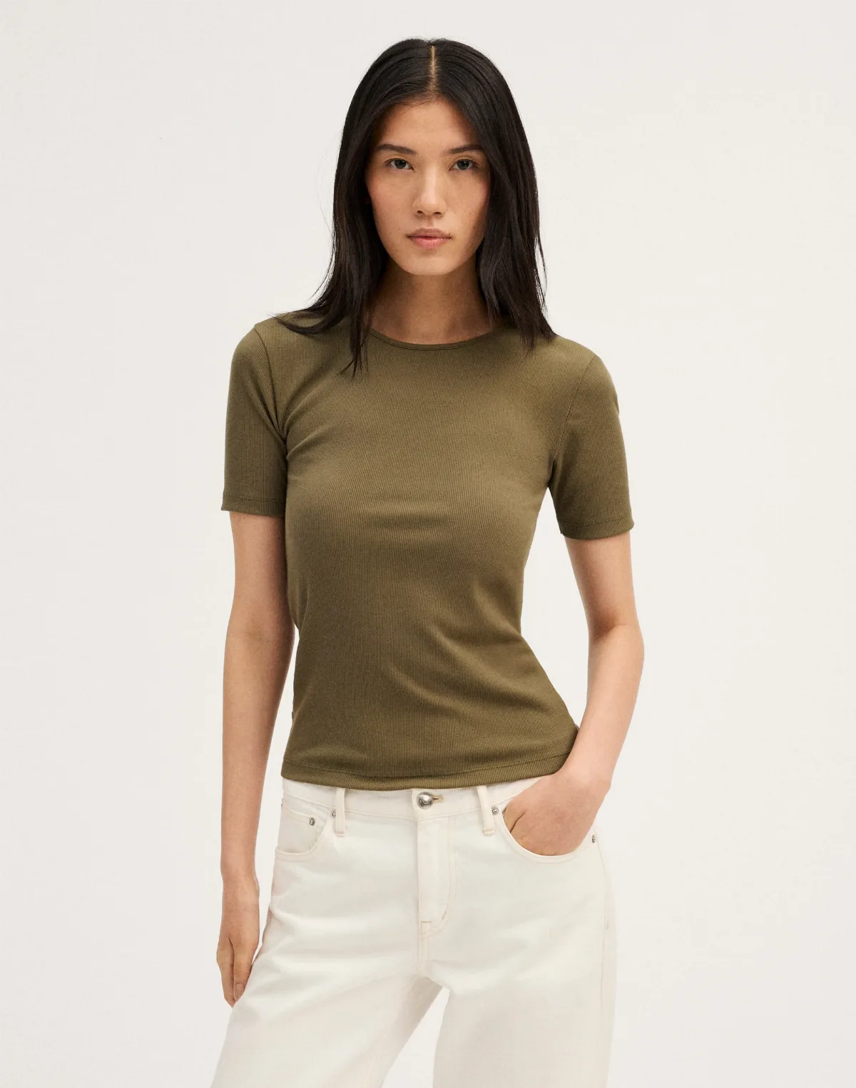 The 9-9 Tee in LuxeRib