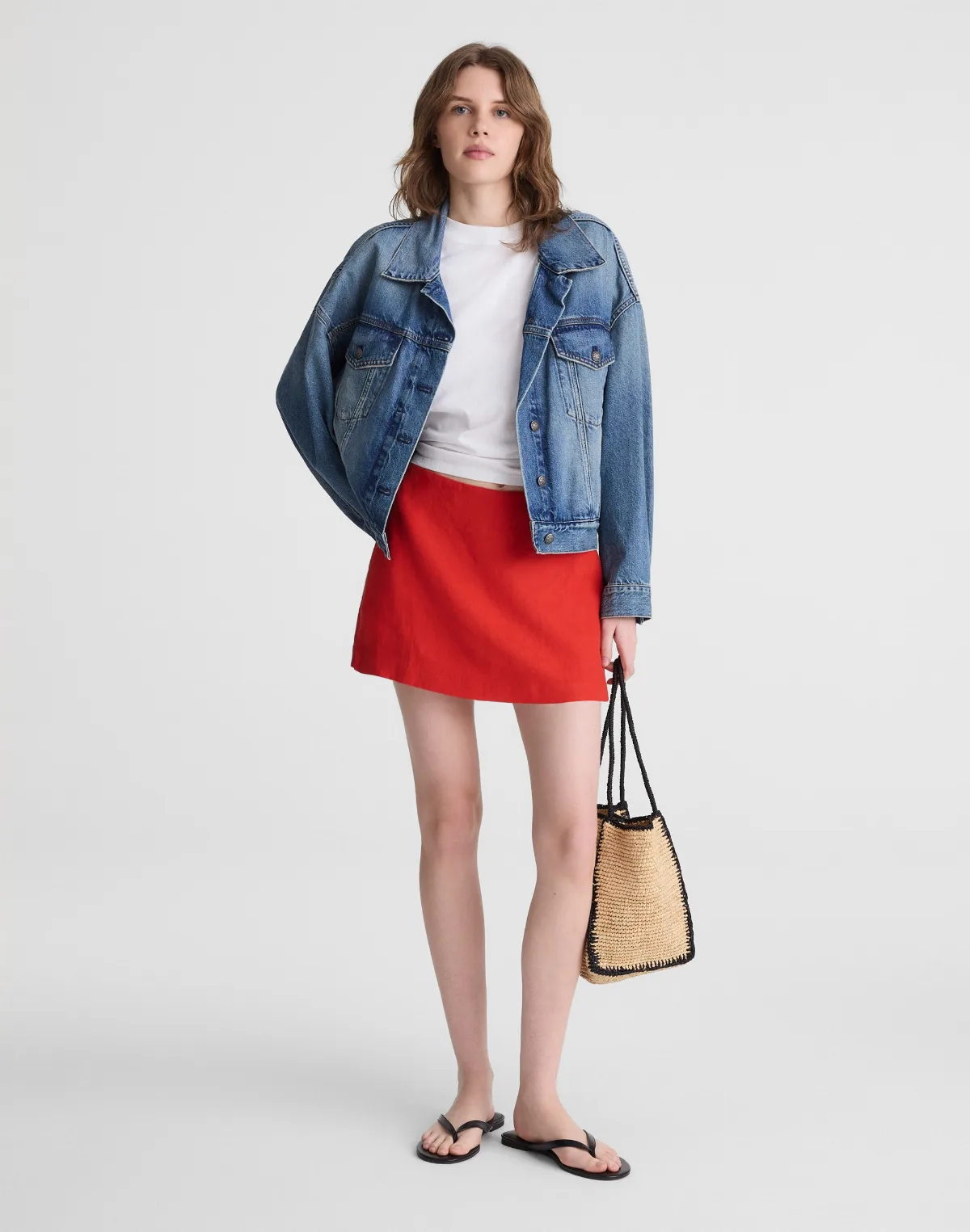 Mini Skort in Linen by MW