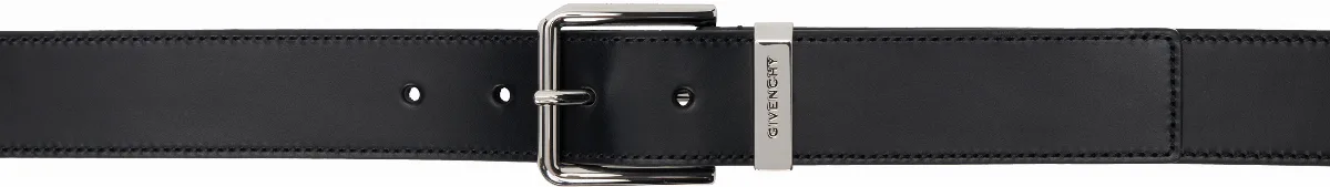Black Leather Gentleman Belt