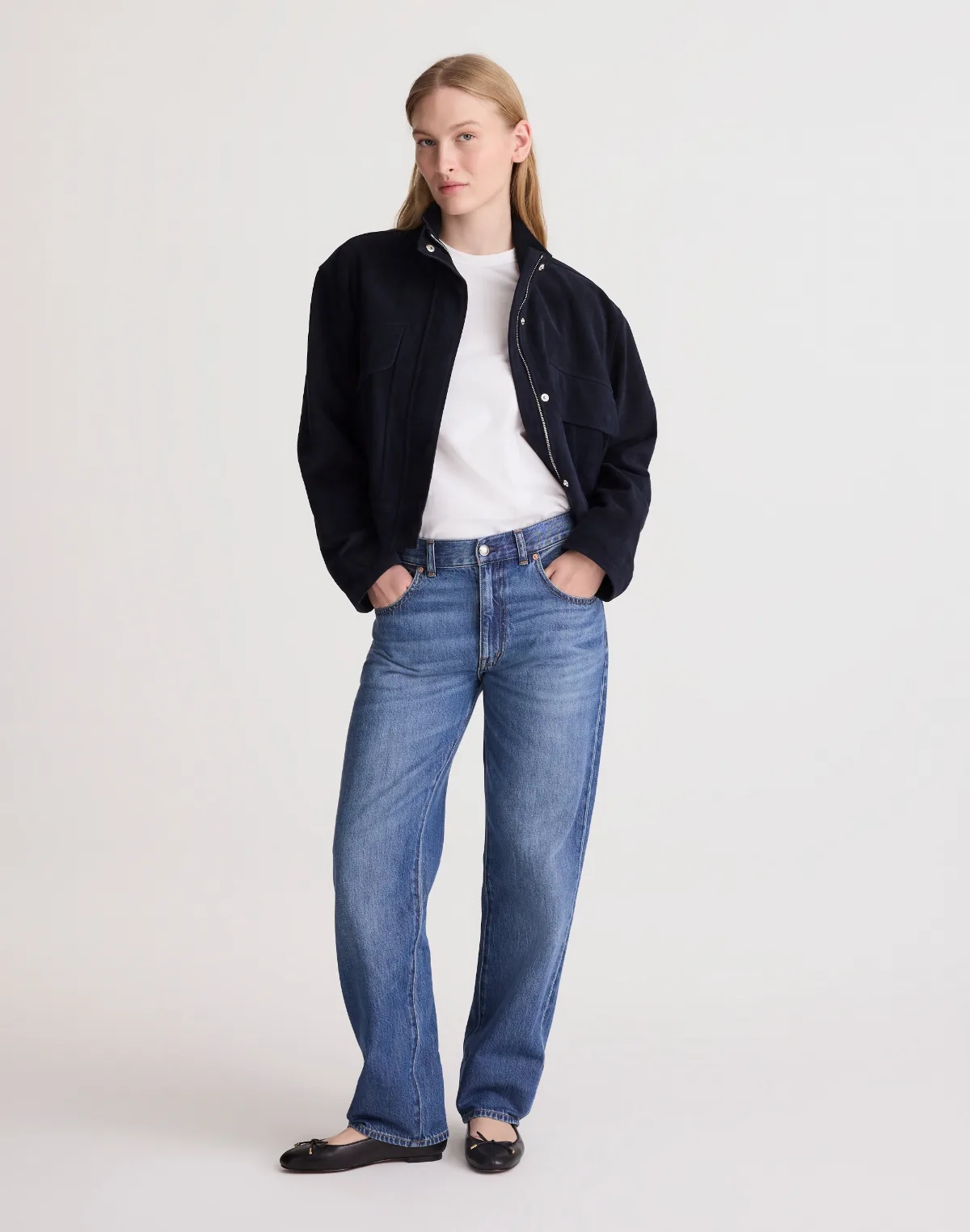 The Dean Easy Straight Jean in Airy Denim by MW