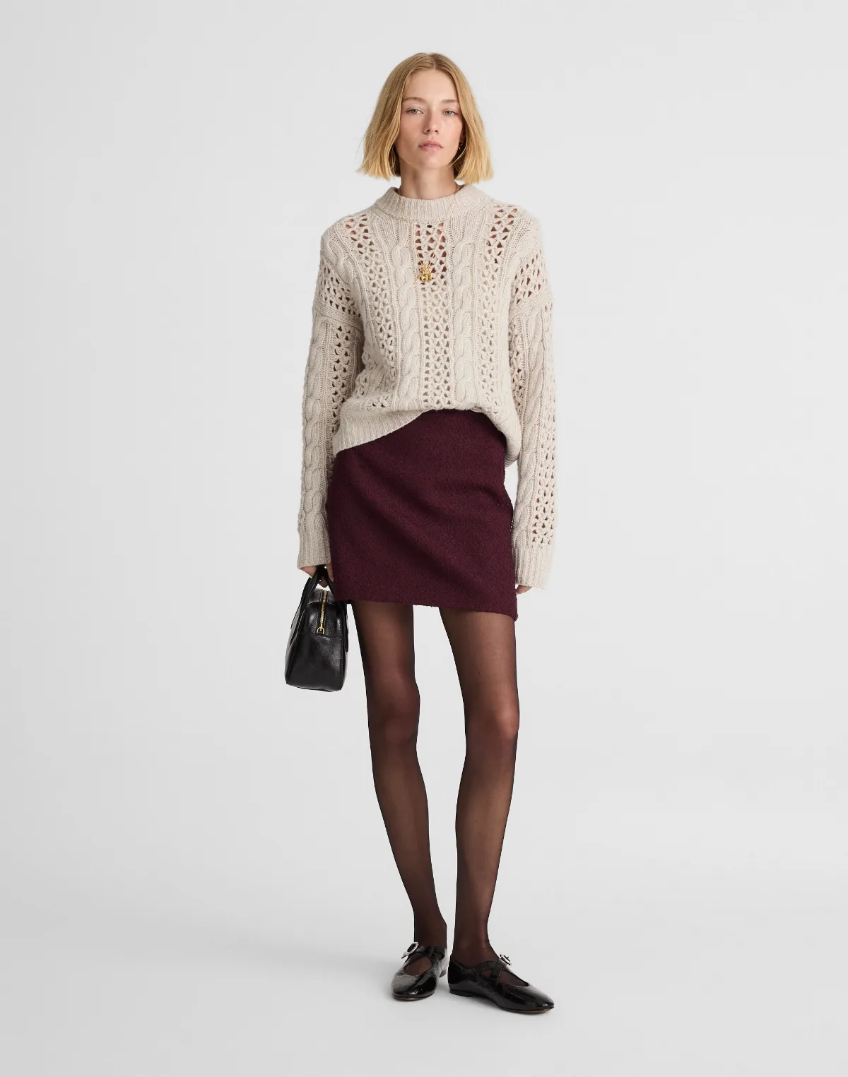 Mini Skirt in Tweed by MW