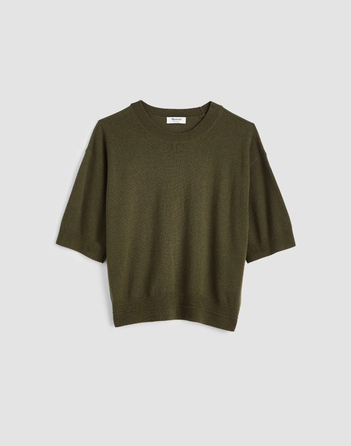 Relaxed Sweater Tee in 100% Cashmere