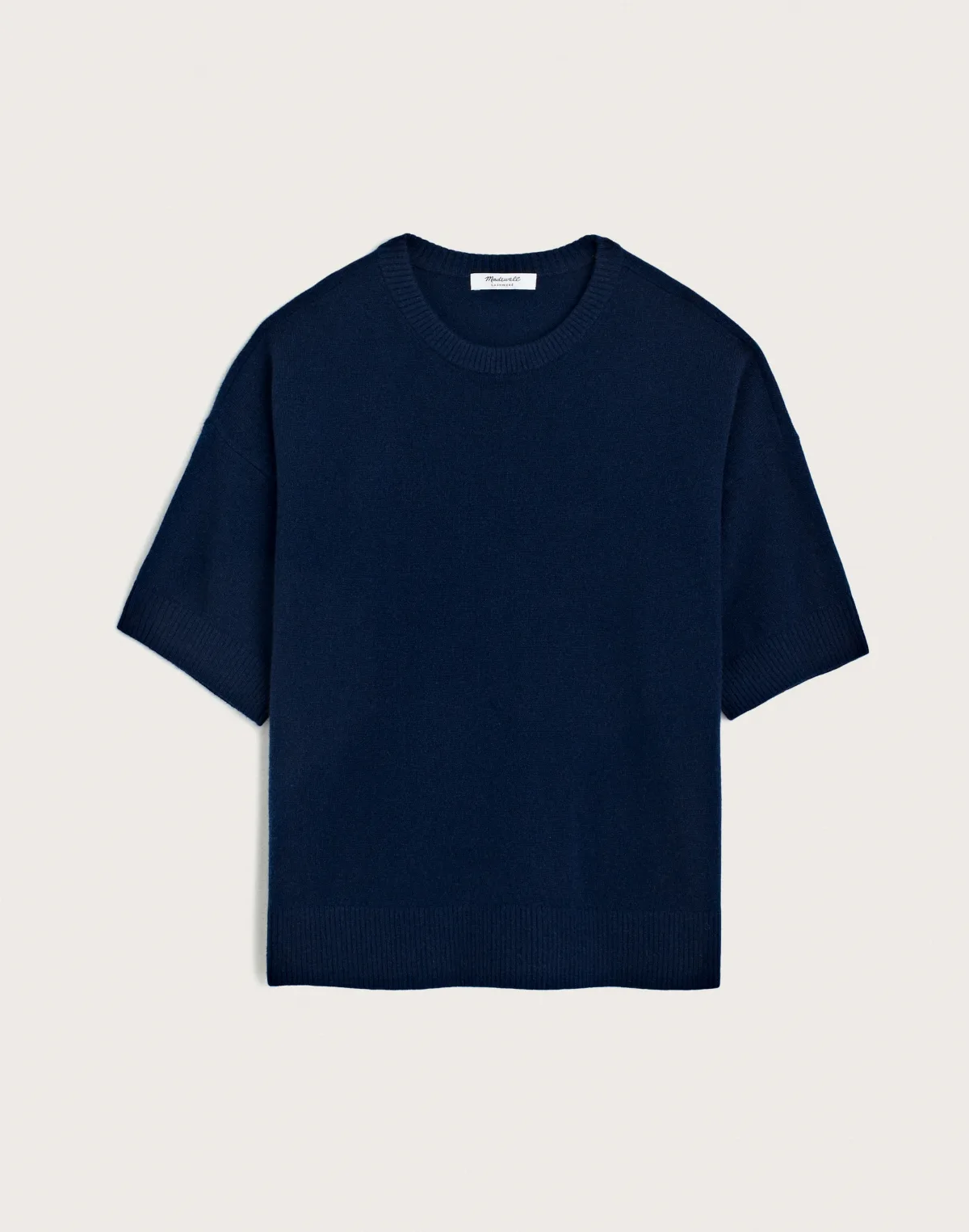 Relaxed Sweater Tee in 100% Cashmere