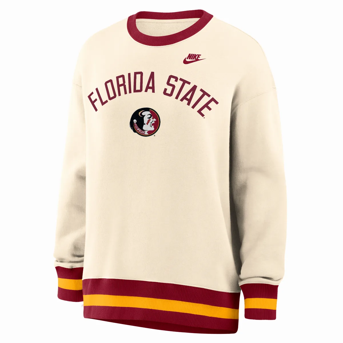 Florida State Legacy College Oversized Pullover Crew by Nike