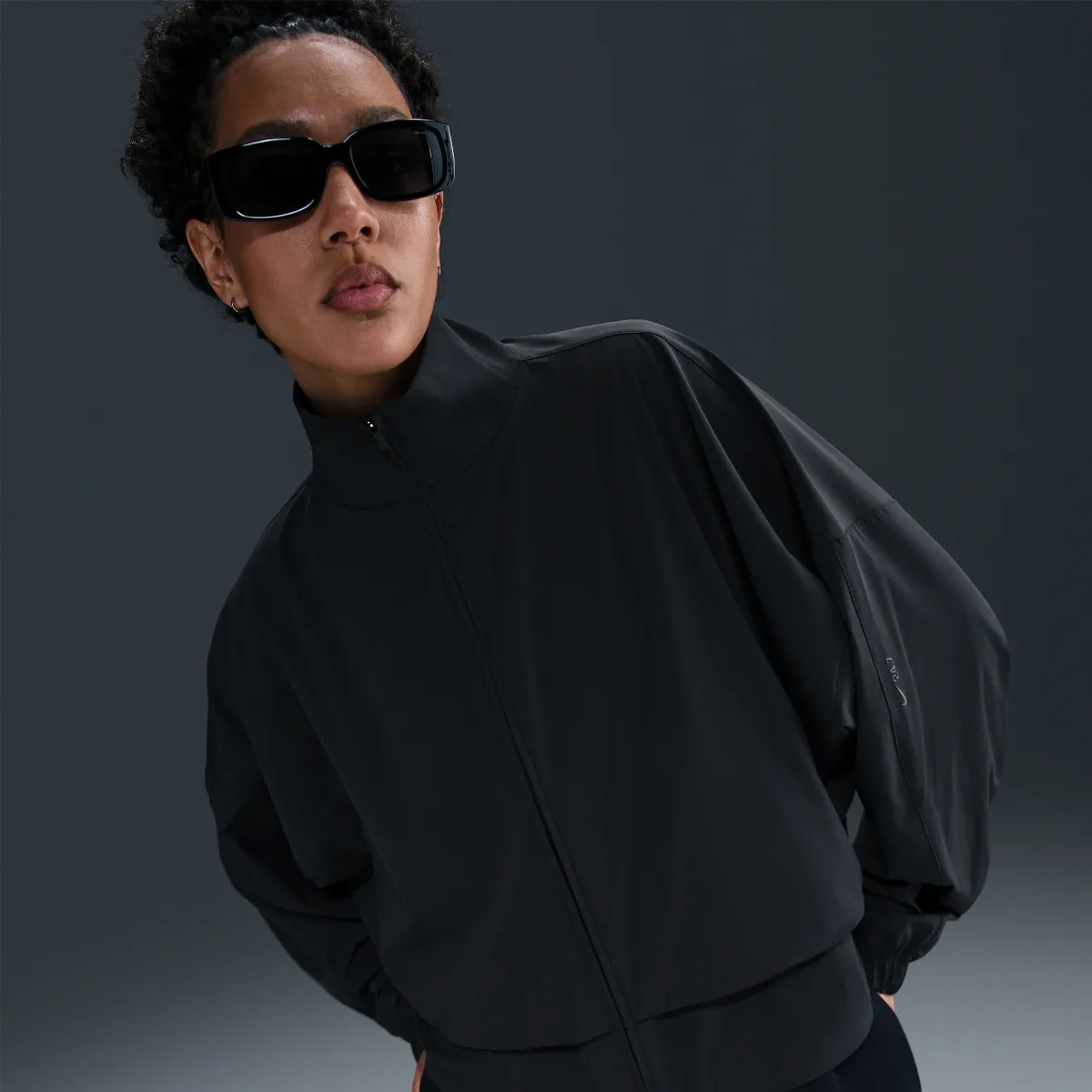 24.7 PerfectStretch Dri-FIT Oversized Full-Zip Jacket by Nike