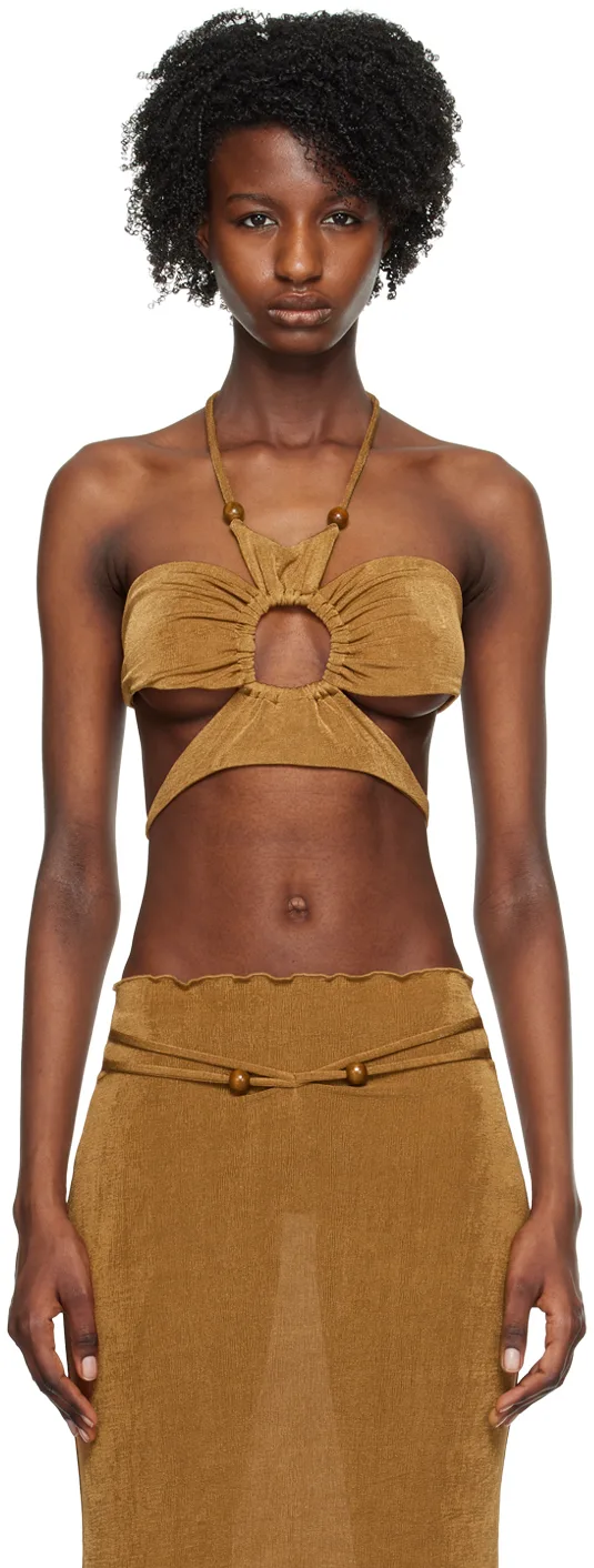 SSENSE Exclusive Brown Tank Top