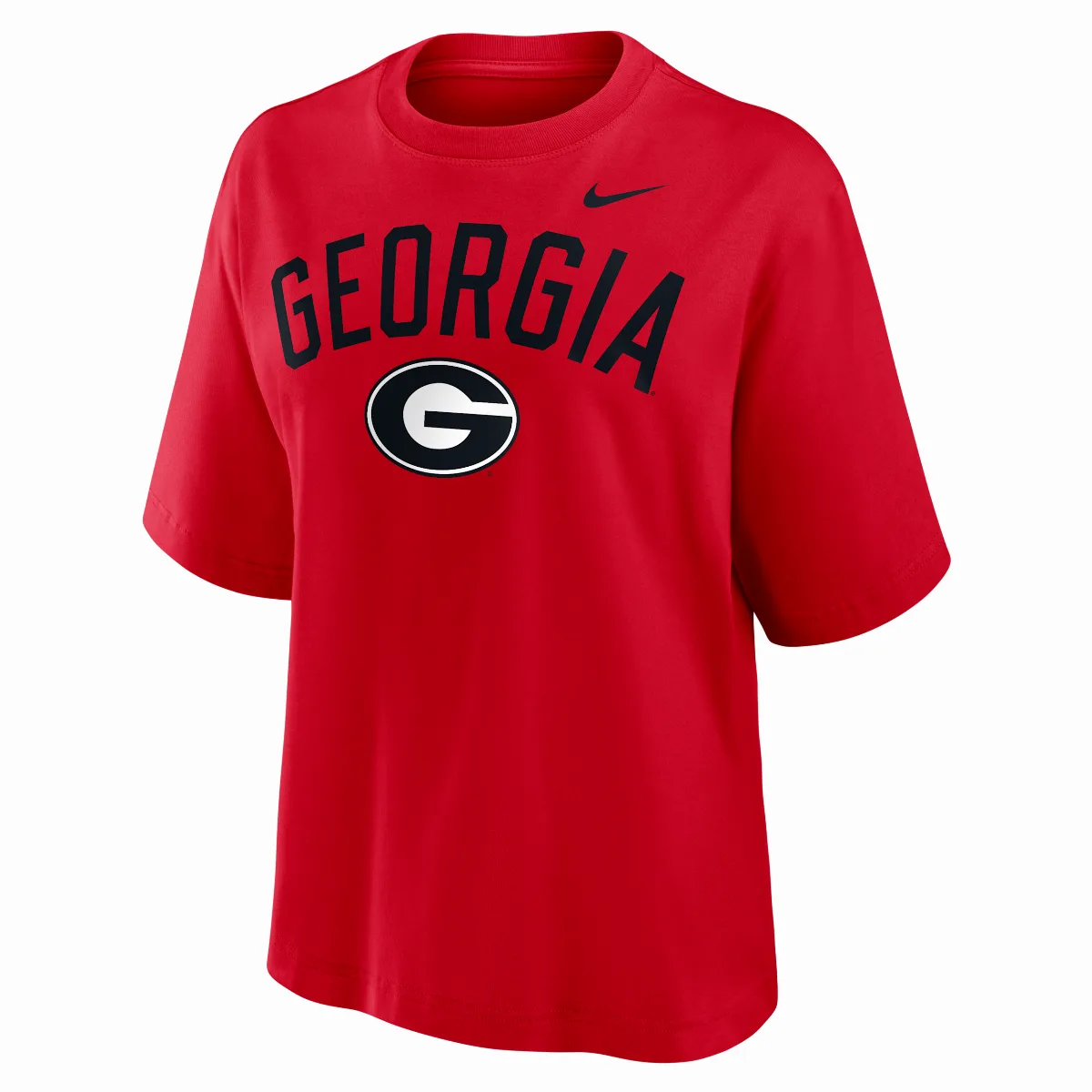 Georgia Arch Over Logo Boxy College T-Shirt by Nike