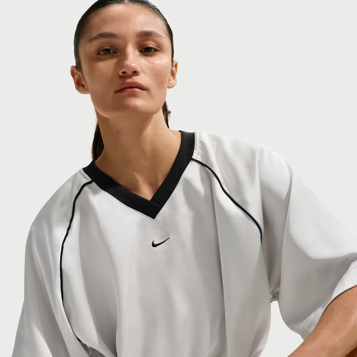 Nike Sportswear Oversized Satin Top by Nike