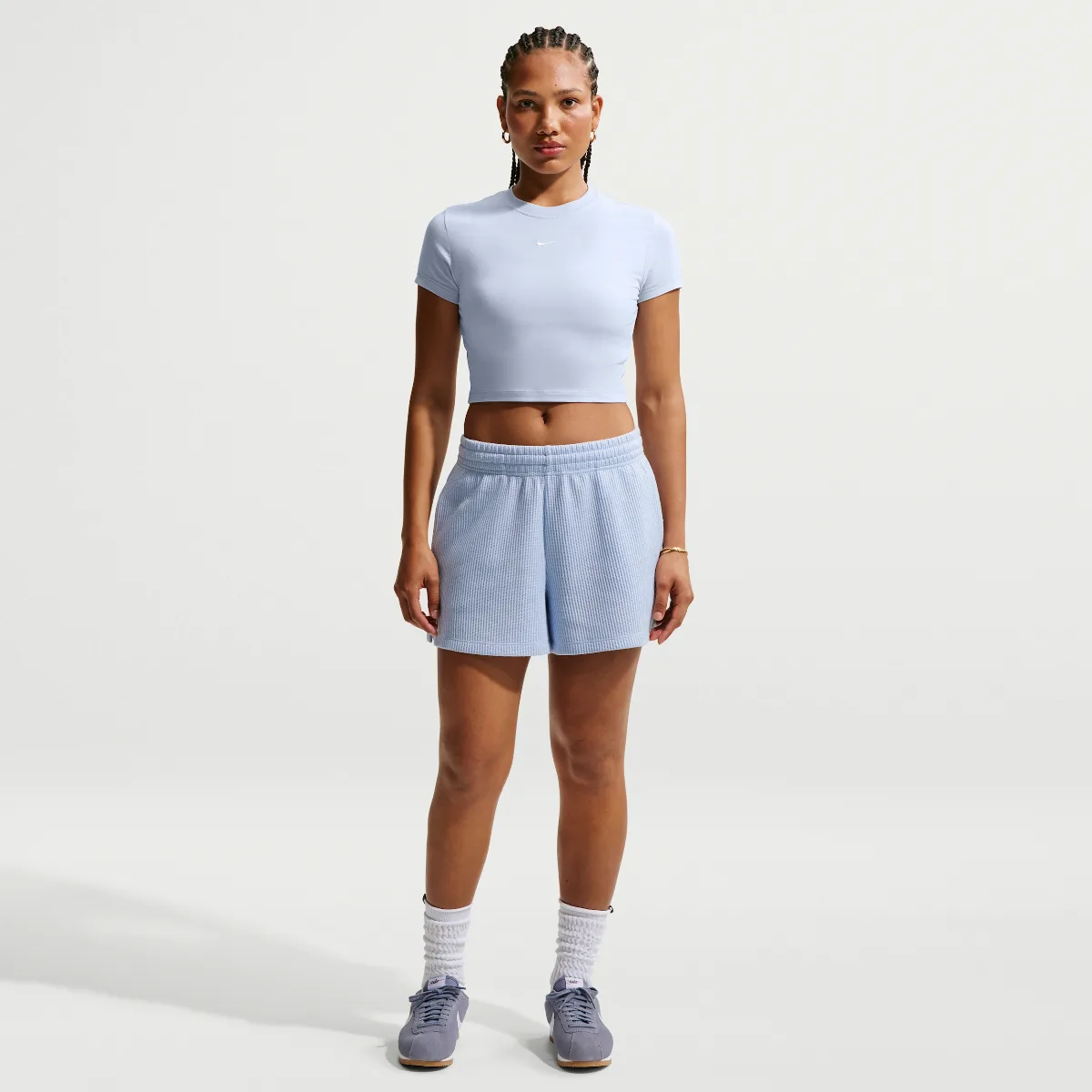 Nike Sportswear Chill Waffle Loose Mid-Rise Shorts by Nike