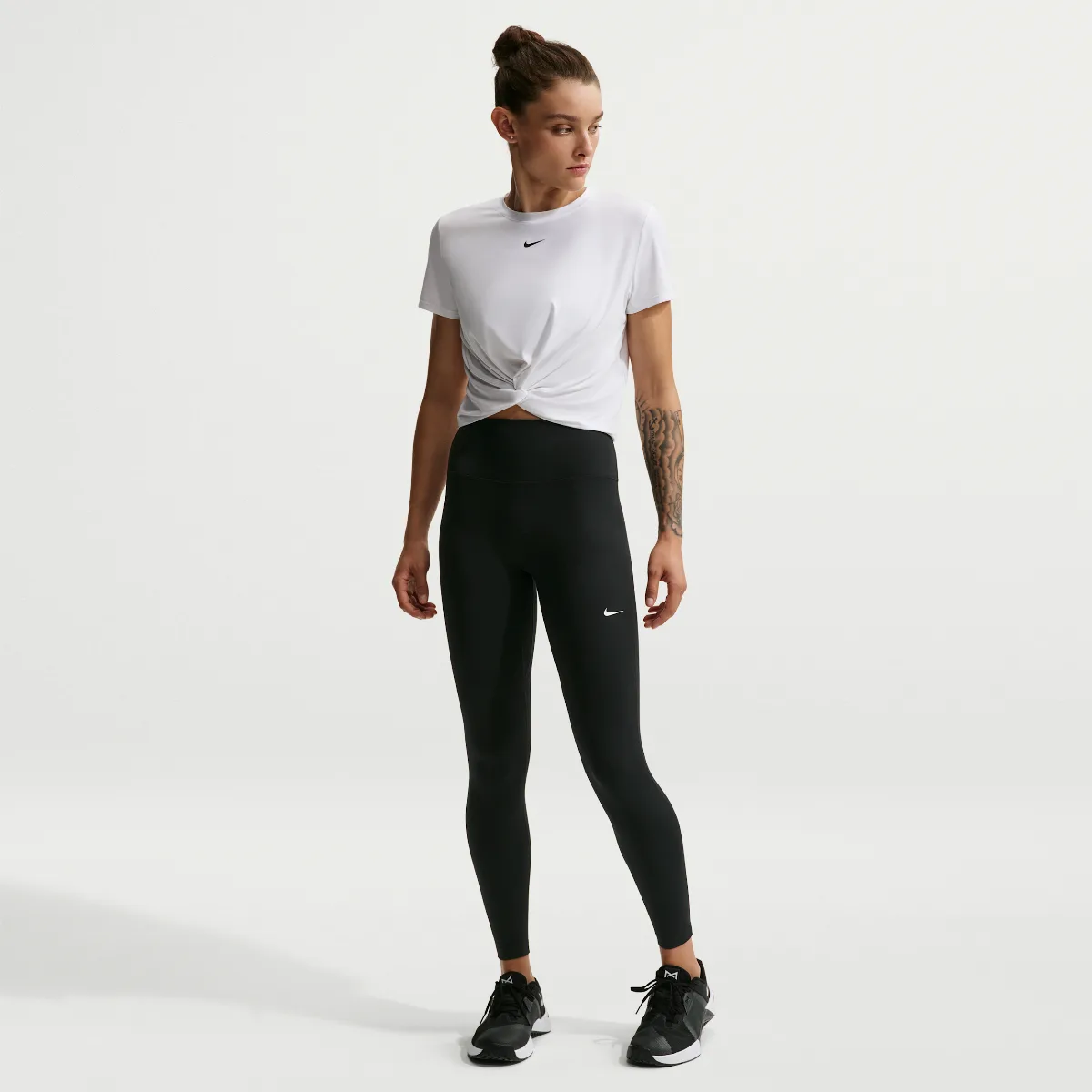 One Seamless Front High-Waisted Full-Length Leggings
