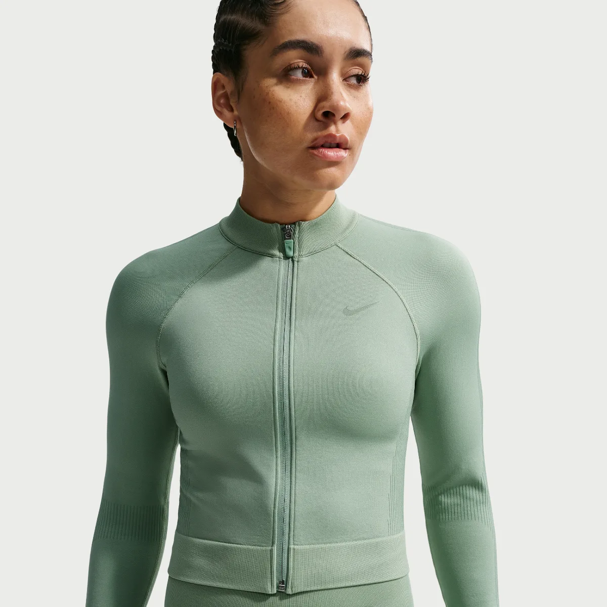 Nike Pro Seamless Full-Zip Training Top by Nike