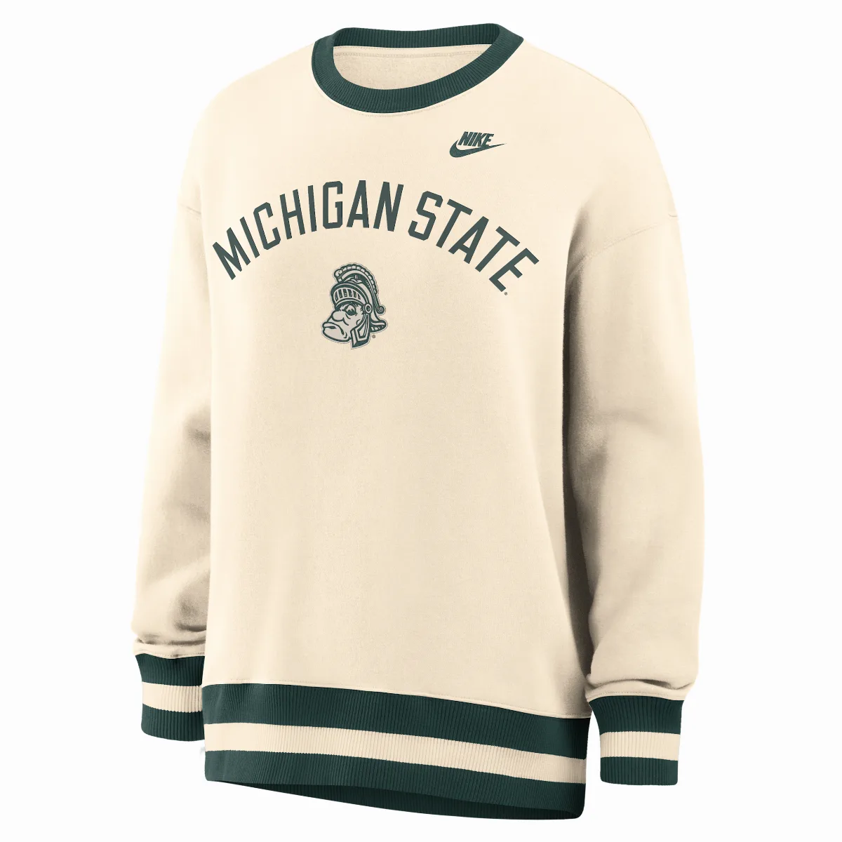 Michigan State Legacy College Oversized Pullover Crew by Nike