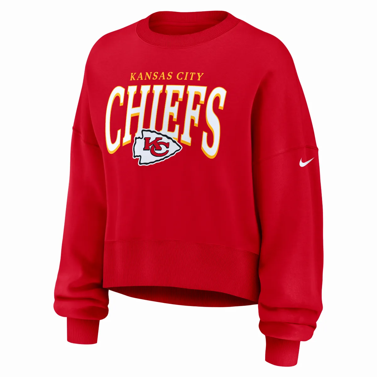 Kansas City Chiefs Rewind Phoenix NFL Oversized Pullover Crew by Nike