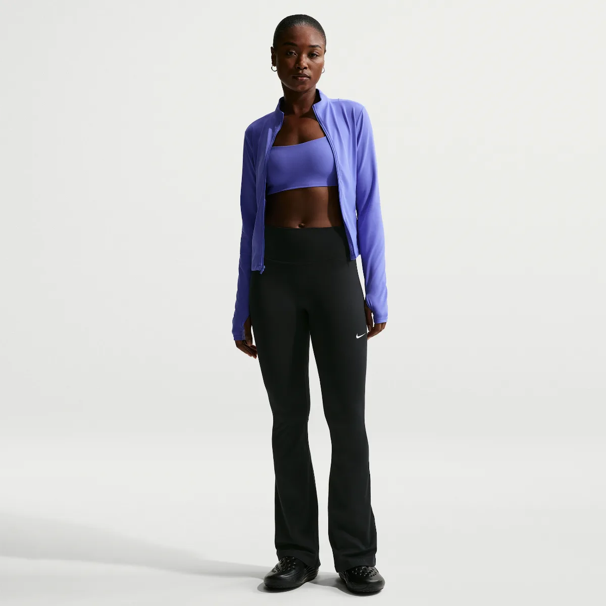 One High-Waisted Flared Leggings